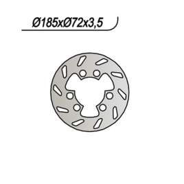 DISCO FRENO ANTERIORE NG 273 BETAMOTOR ST 50 1999-2000
