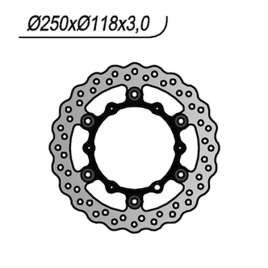 DISCO FRENO ANTERIORE NG 276X WAVE SUZUKI DR R 250 1995-2000