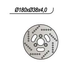 DISCO FRENO ANTERIORE NG 280 SUZUKI AN 125 1995-2000