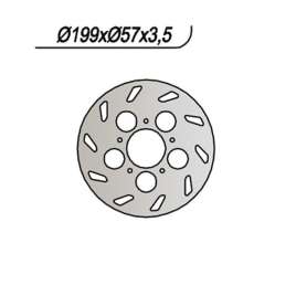 DISCO FRENO POSTERIORE NG 311 RIEJU RS 1 EVOLUTION 50 1999-2001