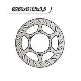 DISCO FRENO ANTERIORE NG 318 APRILIA RED ROSE 125 1988-1989