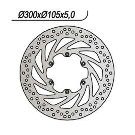 DISCO FRENO ANTERIORE NG 324 APRILIA PEGASO / CUBE / IE 650 1991-2005