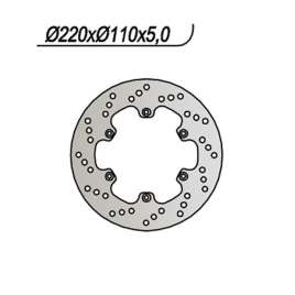 DISCO FRENO POSTERIORE NG 326 APRILIA PEGASO / CUBE / IE 650 1993-2000