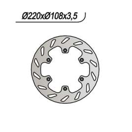 DISCO FRENO ANTERIORE NG 336 RIEJU RR THUNDERFIRE 50 1999-2000