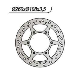 DISCO FRENO ANTERIORE NG 338 ALFER VR 250 1996-2003