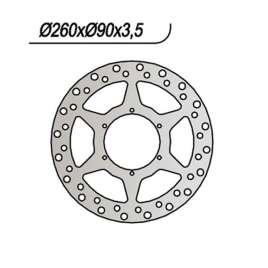 DISCO FRENO ANTERIORE NG 342 MOTOR HISPANIA RX SUPER RACING L.C. 50 2000-2003