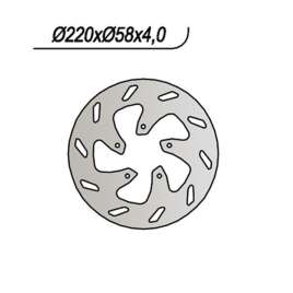 DISCO FRENO ANTERIORE NG 365 APRILIA SPORTCITY ONE 4T 50 2008-2010