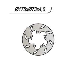 DISCO FRENO POSTERIORE NG 366 GILERA RUNNER SP DD 50 2000-2004