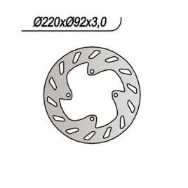 DISCO FRENO ANTERIORE NG 399 YAMAHA TT R L 125 2000-2011