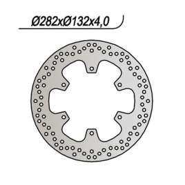 DISCO FRENO ANTERIORE NG 401 MBK X POWER 50 2000-2005