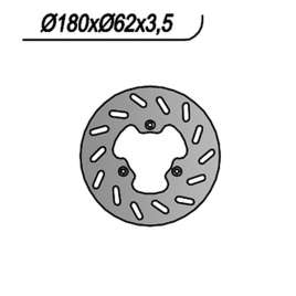 DISCO FRENO ANTERIORE NG 423 SIAMOTO CAPRI 4T 150 2000-2002