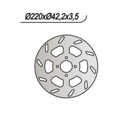 DISCO FRENO ANTERIORE NG 424 ITALJET TORPEDO 4T ARIA 125 1998-2000