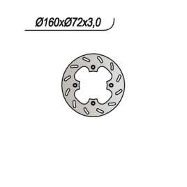 DISCO FRENO POSTERIORE NG 466 HM BAJA 10 / 10 SENIOR 50 2001-2002
