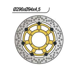 DISCO FRENO ANTERIORE NG 643 HONDA CBR F 600 2001-2002