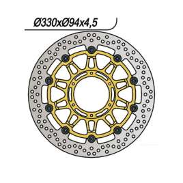 DISCO FRENO ANTERIORE NG 644 HONDA CBR RR FIREBLADE 929 2000-2001