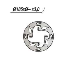 DISCO FRENO ANTERIORE NG 649 GAS GAS TXT BOY 50 2004-2005