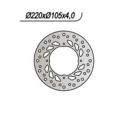 DISCO FRENO POSTERIORE NG 656 HONDA NX DOMINATOR 650 1993-2002