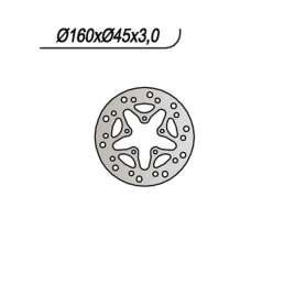 DISCO FRENO POSTERIORE NG 669 HM BAJA 10 / 10 JUNIOR 50 2003-2005