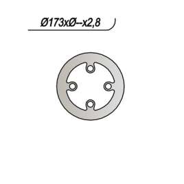 DISCO FRENO ANTERIORE NG 670 SHERCO ST 0.8 TRIAL 2T 80 2003