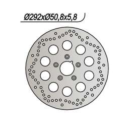 DISCO FRENO POSTERIORE NG 678 HARLEY DAVIDSON ALL SPORSTER MODELS 1200 1984-1999