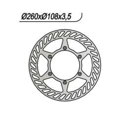 DISCO FRENO ANTERIORE NG 731 GAS GAS PAMPERA 400 2006-2007