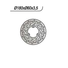 DISCO FRENO POSTERIORE NG 734 DERBI GP 1 / E2 50 2005-2007