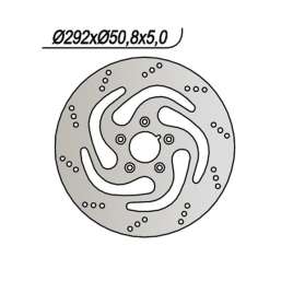 DISCO FRENO ANTERIORE NG 739 HARLEY DAVIDSON ALL DYNA GLIDE MODELS 0 1984-1999