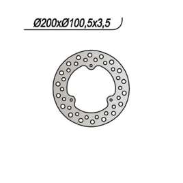 DISCO FRENO ANTERIORE NG 754 SUZUKI RM RA 80 1986-2001