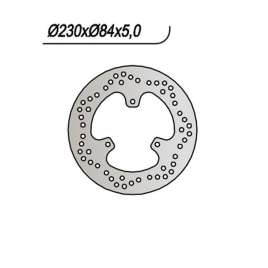 DISCO FRENO POSTERIORE NG 779 YAMAHA YP MAJESTY DX 250 1998-2000