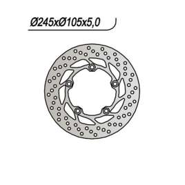 DISCO FRENO POSTERIORE NG 784 YAMAHA FZ6 FAZER, ABS, S2 600 2004-2008