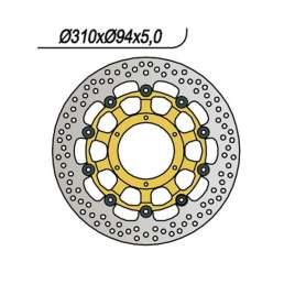 DISCO FRENO ANTERIORE NG 788 HONDA CB F SUPER FOUR 1300 2003-2004
