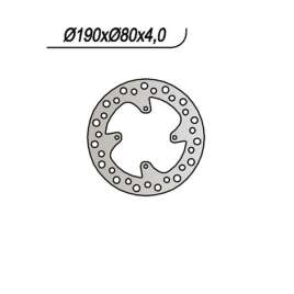 DISCO FRENO POSTERIORE NG 796 HONDA CR RA 80 1986-2002