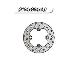DISCO FRENO ANTERIORE NG 797 YAMAHA YZ 17/14 RB 80 1986-1992