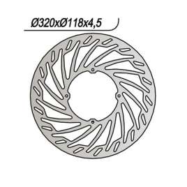 DISCO FRENO ANTERIORE NG 805 HONDA XR R 440 1996-2003