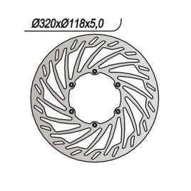 DISCO FRENO ANTERIORE NG 819 SUZUKI DR R 250 1995-2000