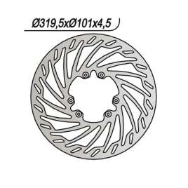DISCO FRENO ANTERIORE NG 846 HONDA SL 230 1997-2004