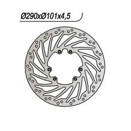 DISCO FRENO ANTERIORE NG 851 HONDA SL 230 1997-2004