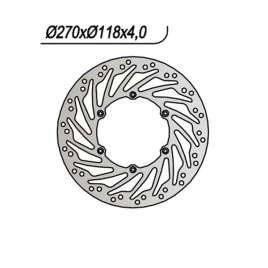 DISCO FRENO ANTERIORE NG 856 SUZUKI DR R 250 1995-2000