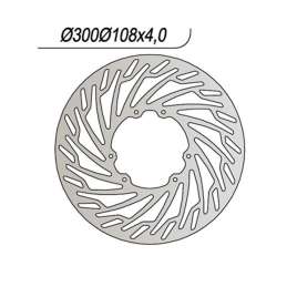 DISCO FRENO ANTERIORE NG 866 APRILIA SX 50 2006-2011