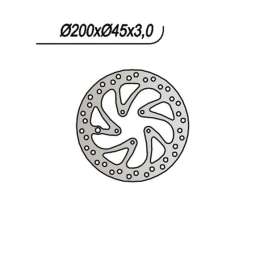DISCO FRENO ANTERIORE NG 912 POLINI XP 4T CROSS 110 2006