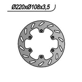 DISCO FRENO ANTERIORE NG 336 RIEJU RR THUNDERFIRE 50 1999-2000
