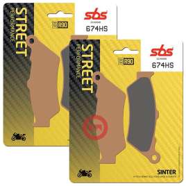 SBS 674HS KIT PASTIGLIE FRENO ANTERIORE HONDA NT V DEAUVILLE 650 1998-2001