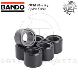 KIT 6 RULLI MASSETTE VARIATORE BANDO 270227 16mm x 13mm 7,5gr