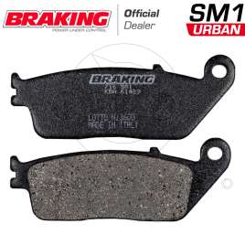 KIT 2 PASTIGLIE FRENO ANTERIORE BRAKING 716SM1