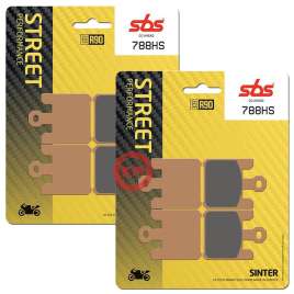 SBS 788HS KIT PASTIGLIE FRENO ANTERIORE SUZUKI GSX R 1000 2003