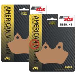 SBS 826HS KIT PASTIGLIE FRENO ANTERIORE HARLEY DAVIDSON FLHTCU ULTRA CLASSIC ELECTRA GLIDE 1584 2007-2010