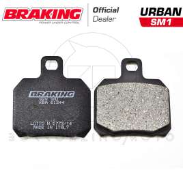 KIT PASTIGLIE FRENO POSTERIORE BRAKING 828SM1 APRILIA RSV 1000 DUCATI MONSTER 696