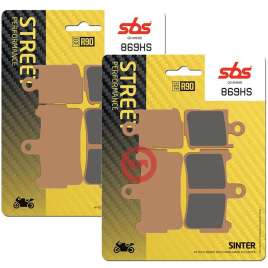 SBS 869HS KIT PASTIGLIE FRENO ANTERIORE HONDA VFR F AC 1200 2010-2015