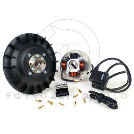 KIT ACCENSIONE ELETTRONICA PINASCO FLYTECH TUNING VOLANO 1.6 Kg VESPA PX 125 150 200 / PE / ARCOBALENO