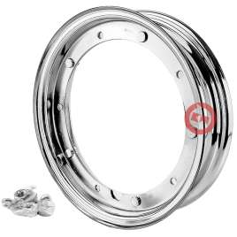 CERCHIO 10" CROMATO VESPA SPECIAL PK ET3 PRIMAVERA PX RALLY